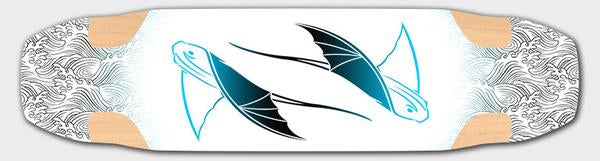 BatRay 4.8: Warped 2º, Ice Bat Graphic 8-Ply